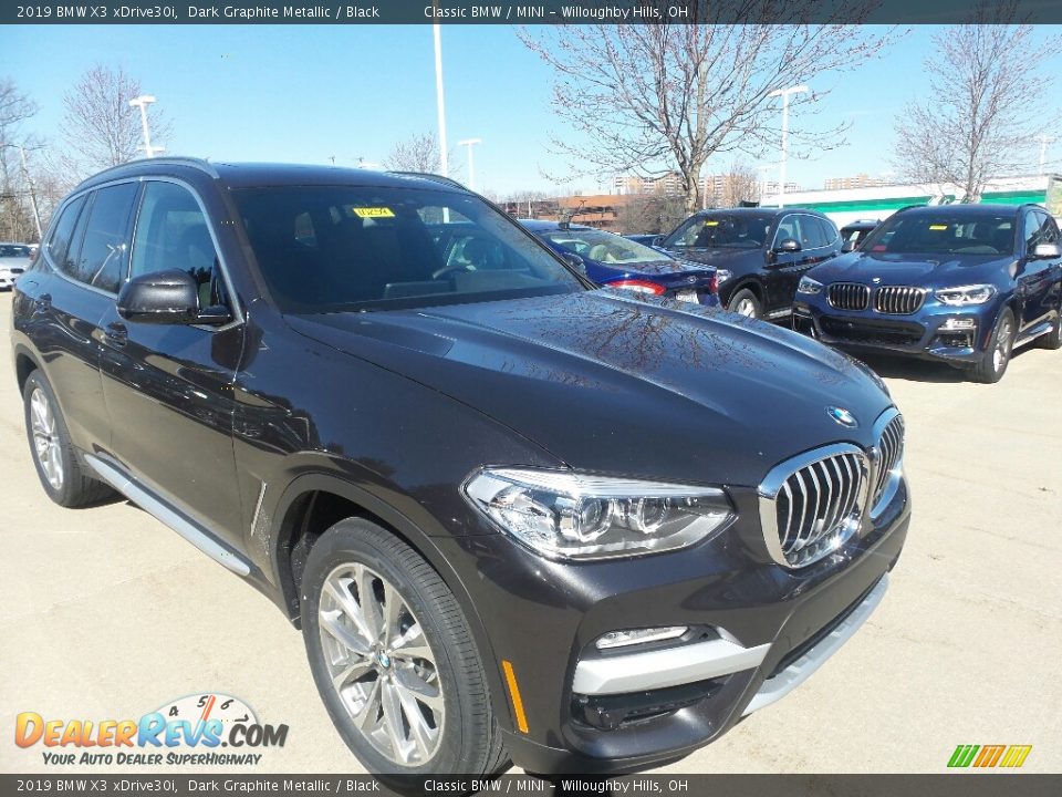 2019 BMW X3 xDrive30i Dark Graphite Metallic / Black Photo #1