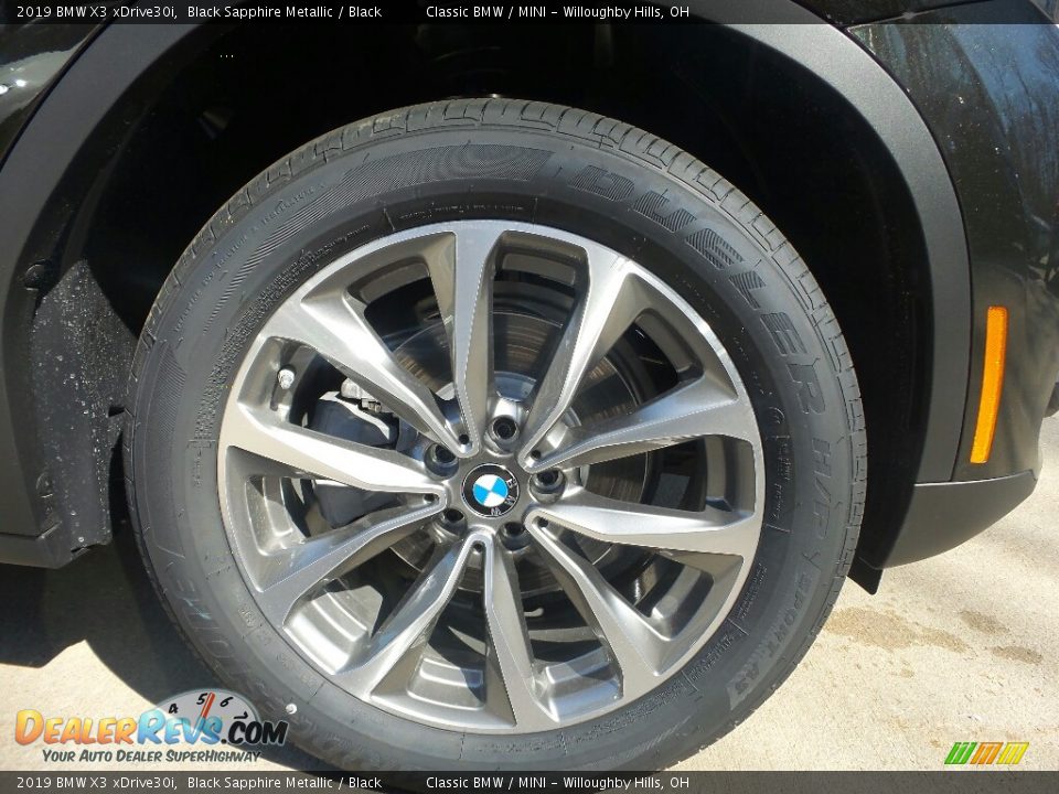 2019 BMW X3 xDrive30i Black Sapphire Metallic / Black Photo #2