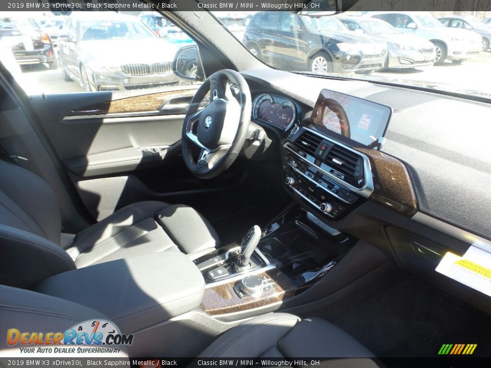 2019 BMW X3 xDrive30i Black Sapphire Metallic / Black Photo #3