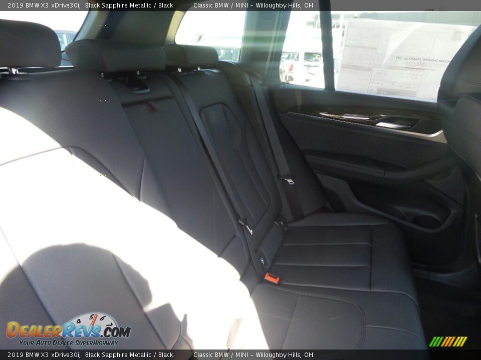2019 BMW X3 xDrive30i Black Sapphire Metallic / Black Photo #4