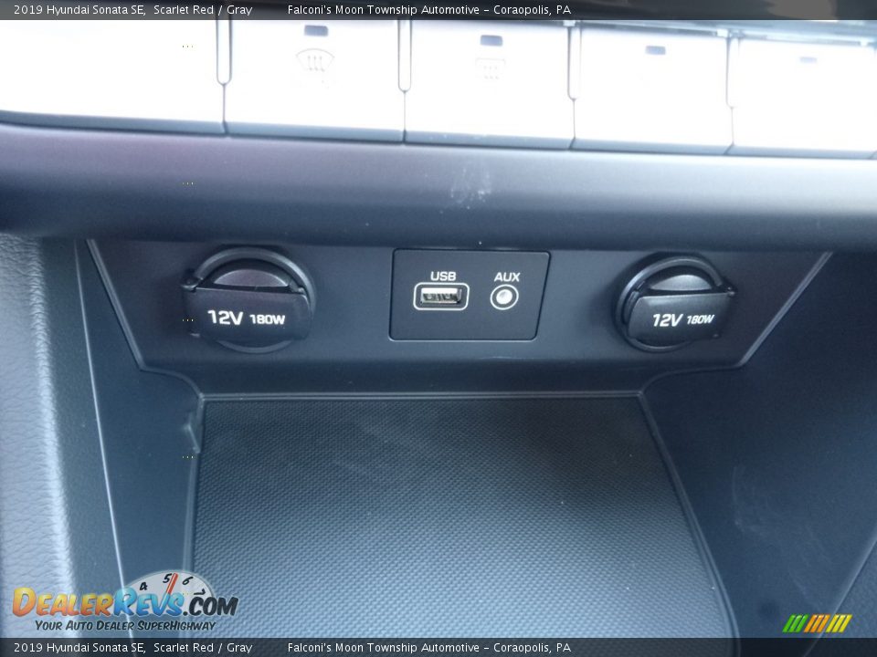2019 Hyundai Sonata SE Scarlet Red / Gray Photo #15