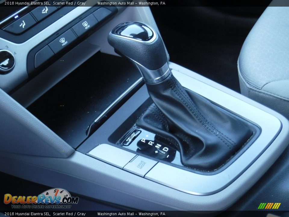 2018 Hyundai Elantra SEL Scarlet Red / Gray Photo #15