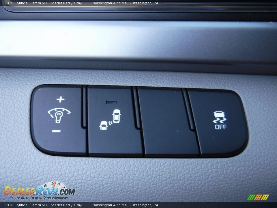 2018 Hyundai Elantra SEL Scarlet Red / Gray Photo #19