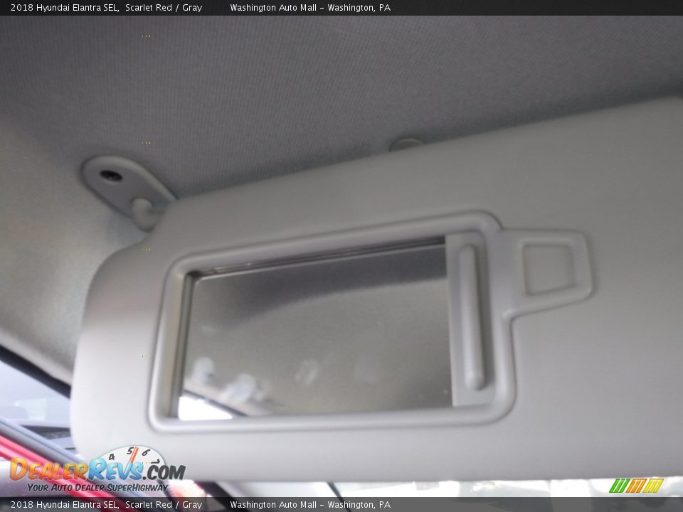2018 Hyundai Elantra SEL Scarlet Red / Gray Photo #20