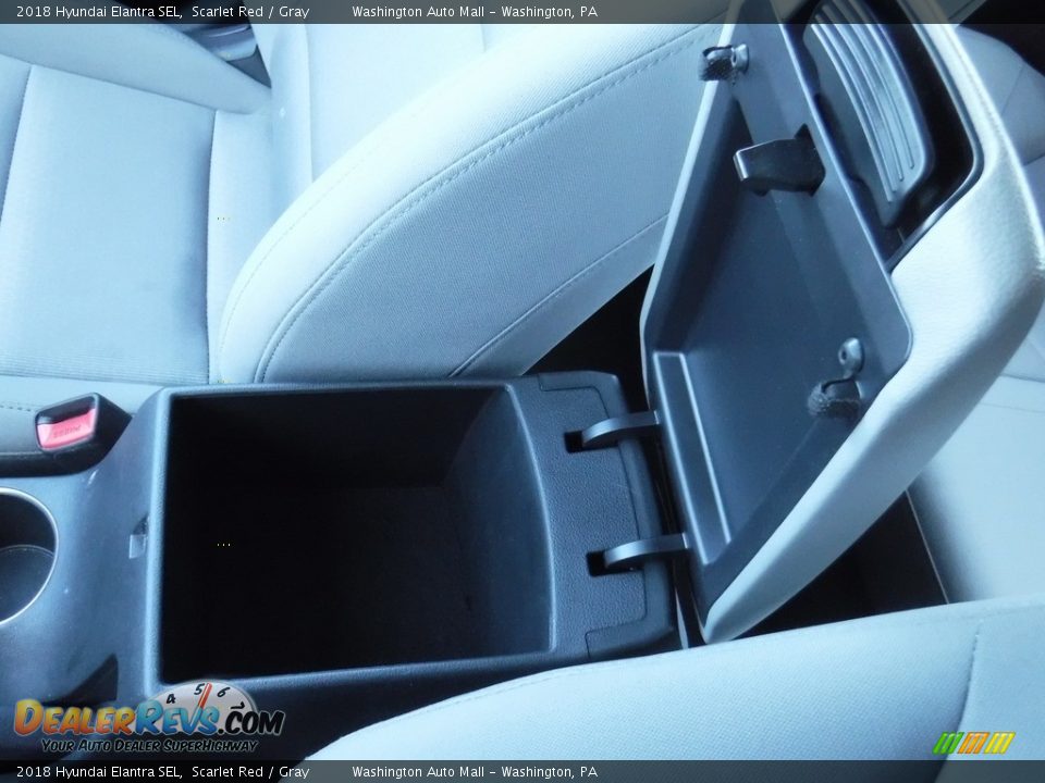 2018 Hyundai Elantra SEL Scarlet Red / Gray Photo #23