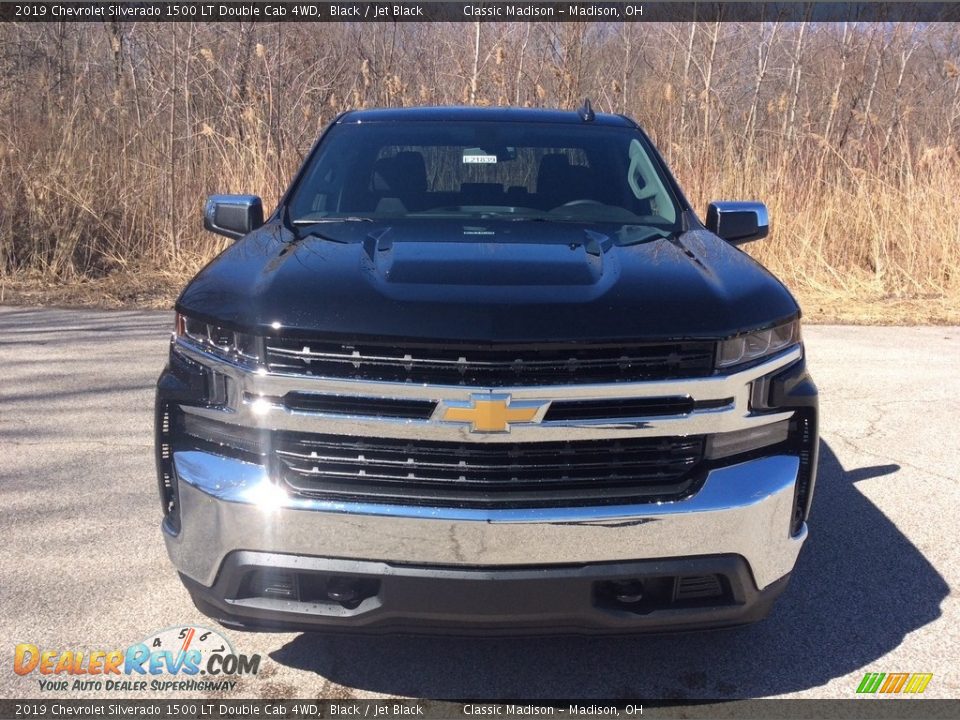 2019 Chevrolet Silverado 1500 LT Double Cab 4WD Black / Jet Black Photo #2