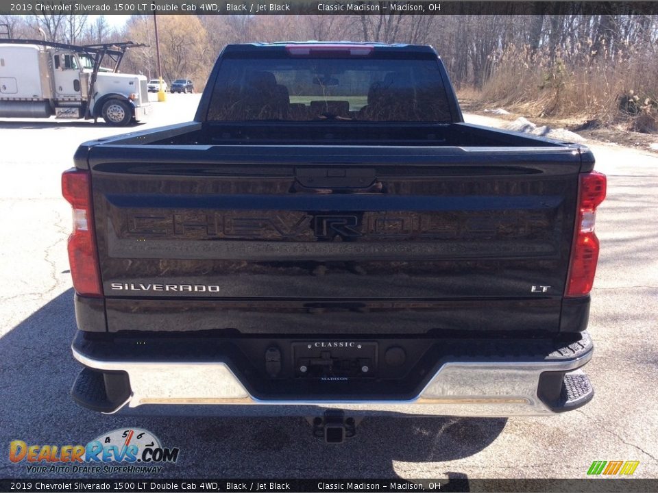 2019 Chevrolet Silverado 1500 LT Double Cab 4WD Black / Jet Black Photo #5