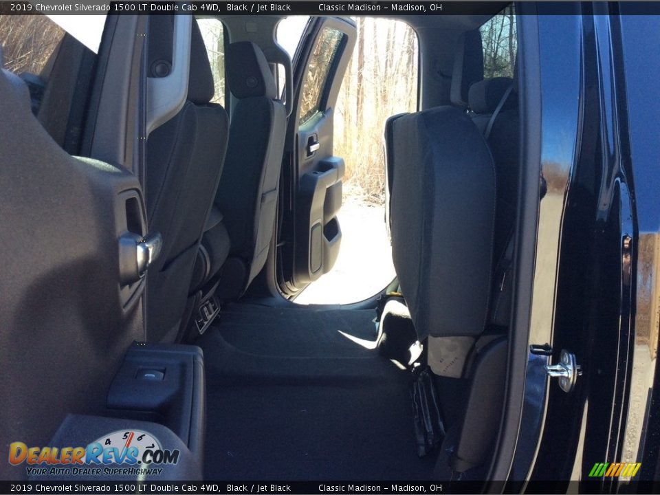 2019 Chevrolet Silverado 1500 LT Double Cab 4WD Black / Jet Black Photo #22