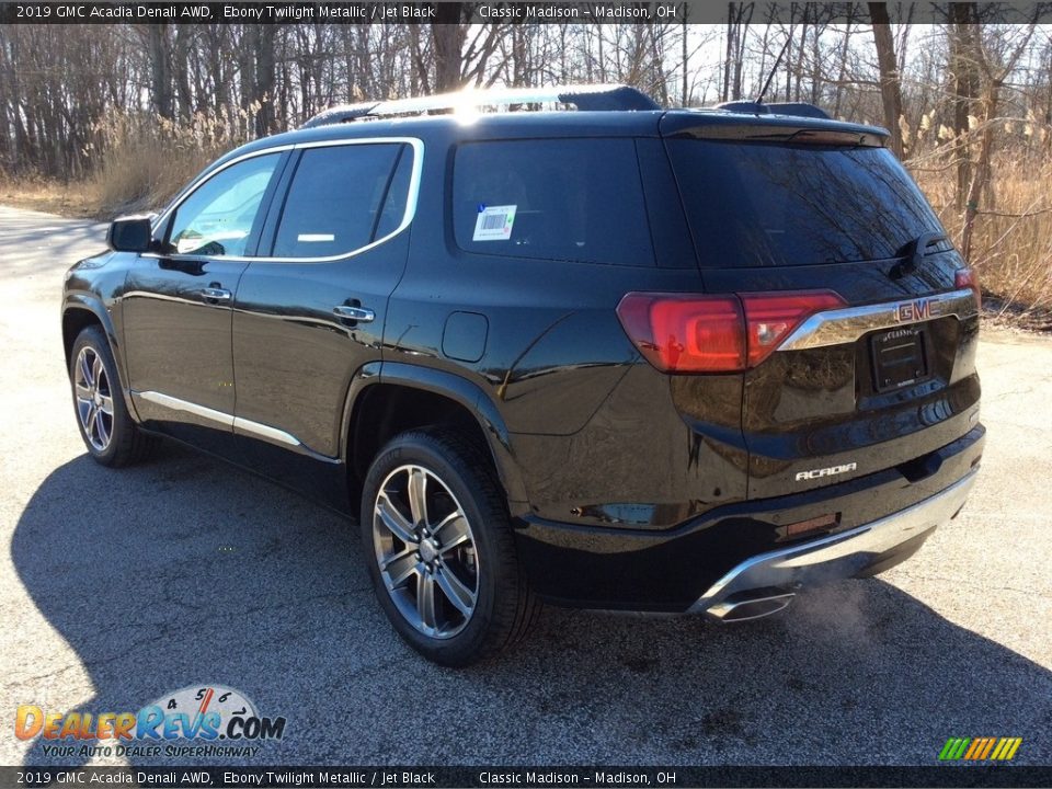 2019 GMC Acadia Denali AWD Ebony Twilight Metallic / Jet Black Photo #4