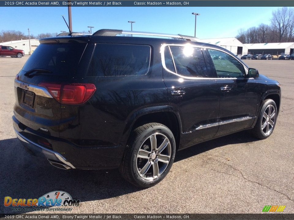 2019 GMC Acadia Denali AWD Ebony Twilight Metallic / Jet Black Photo #5