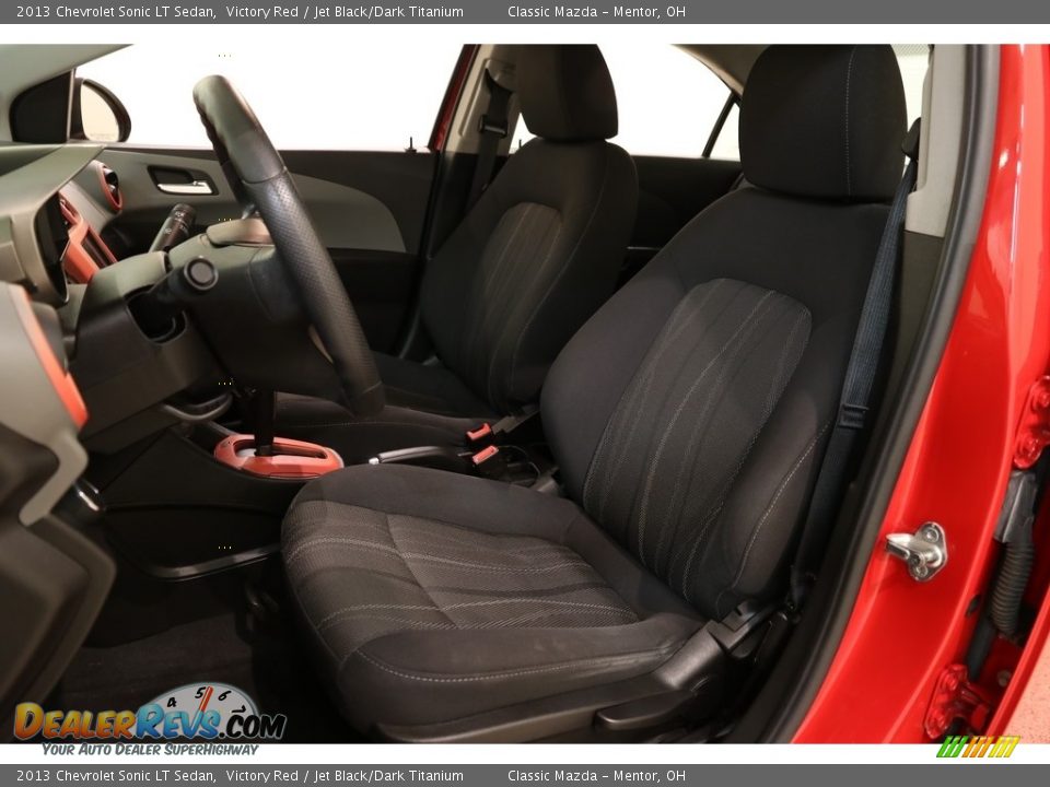 2013 Chevrolet Sonic LT Sedan Victory Red / Jet Black/Dark Titanium Photo #5
