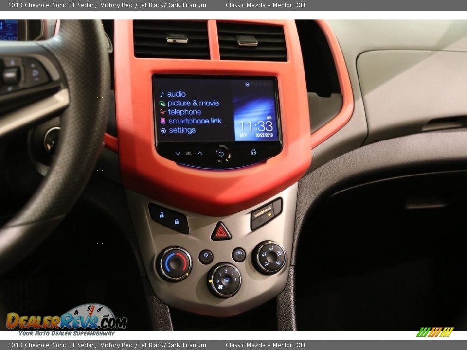 2013 Chevrolet Sonic LT Sedan Victory Red / Jet Black/Dark Titanium Photo #9