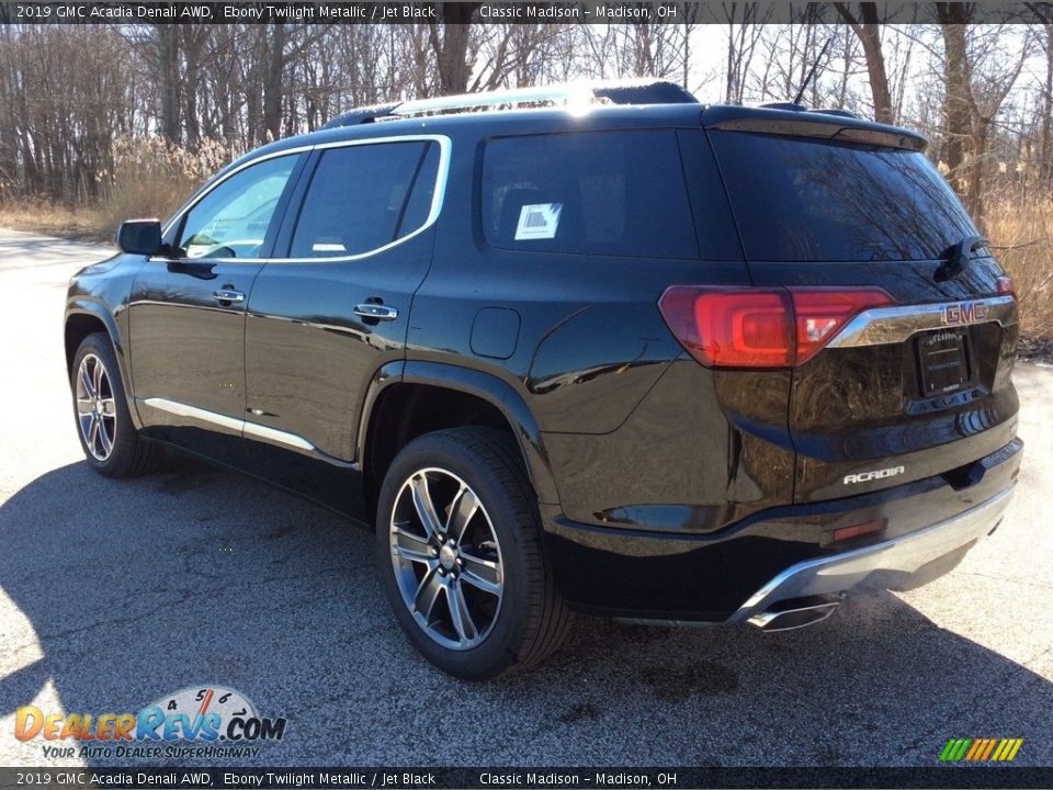 2019 GMC Acadia Denali AWD Ebony Twilight Metallic / Jet Black Photo #4