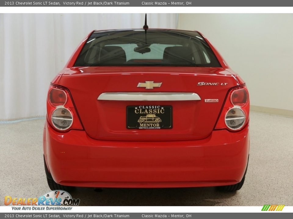 2013 Chevrolet Sonic LT Sedan Victory Red / Jet Black/Dark Titanium Photo #17