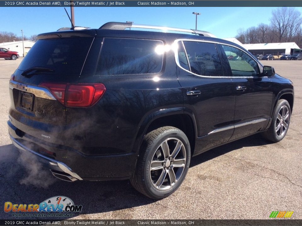 2019 GMC Acadia Denali AWD Ebony Twilight Metallic / Jet Black Photo #6