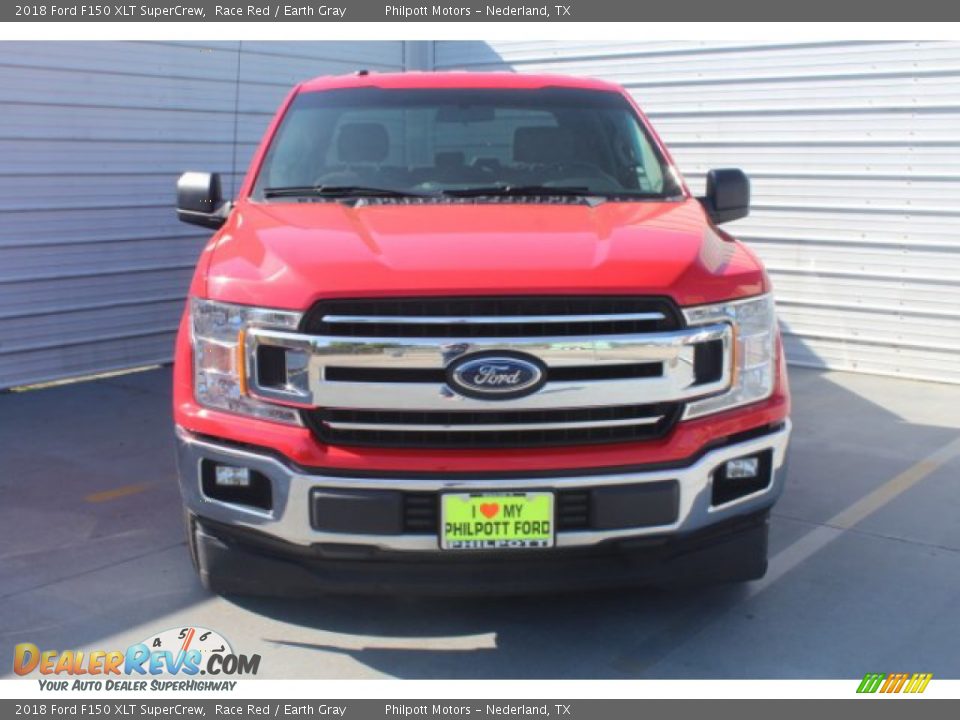 2018 Ford F150 XLT SuperCrew Race Red / Earth Gray Photo #3