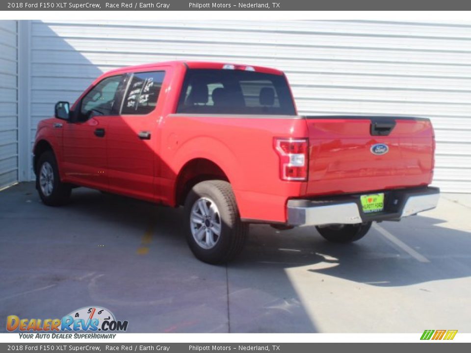2018 Ford F150 XLT SuperCrew Race Red / Earth Gray Photo #6