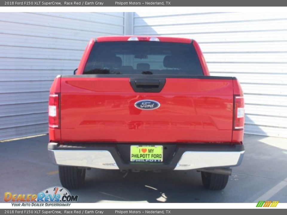 2018 Ford F150 XLT SuperCrew Race Red / Earth Gray Photo #7