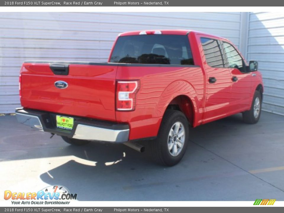 2018 Ford F150 XLT SuperCrew Race Red / Earth Gray Photo #8