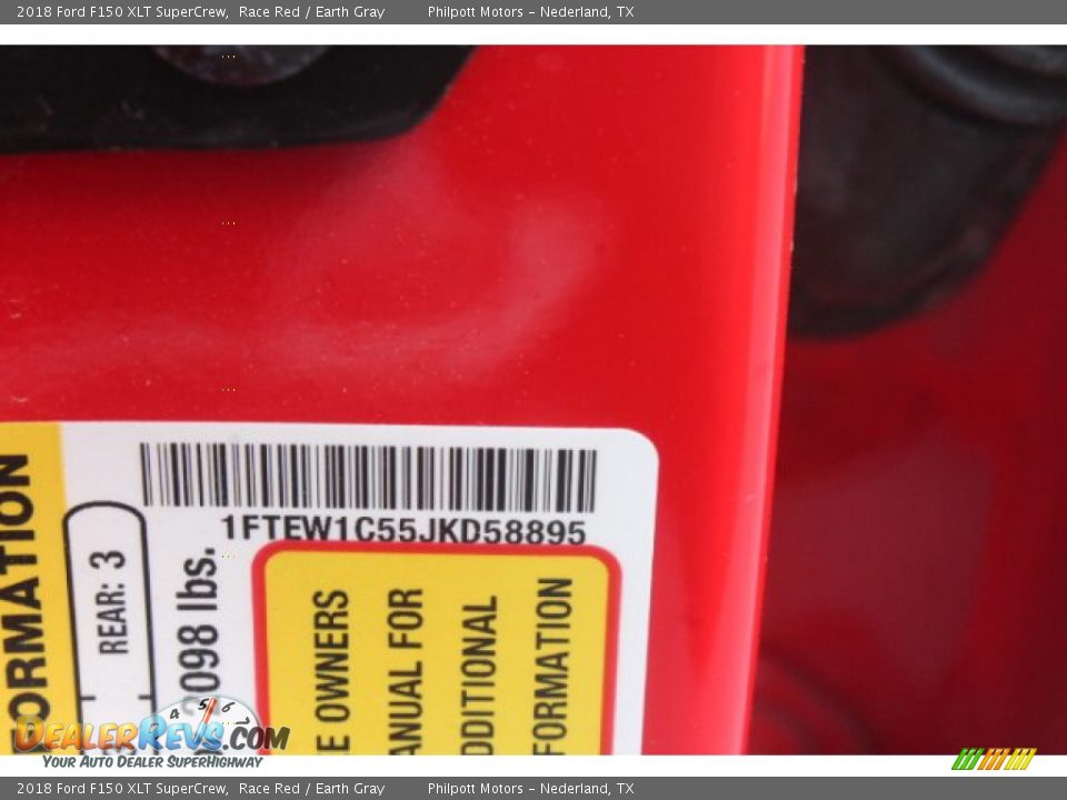 2018 Ford F150 XLT SuperCrew Race Red / Earth Gray Photo #27