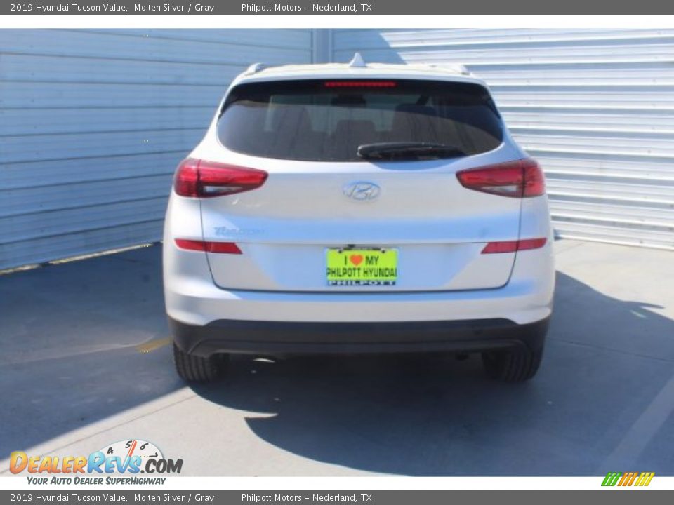 2019 Hyundai Tucson Value Molten Silver / Gray Photo #7