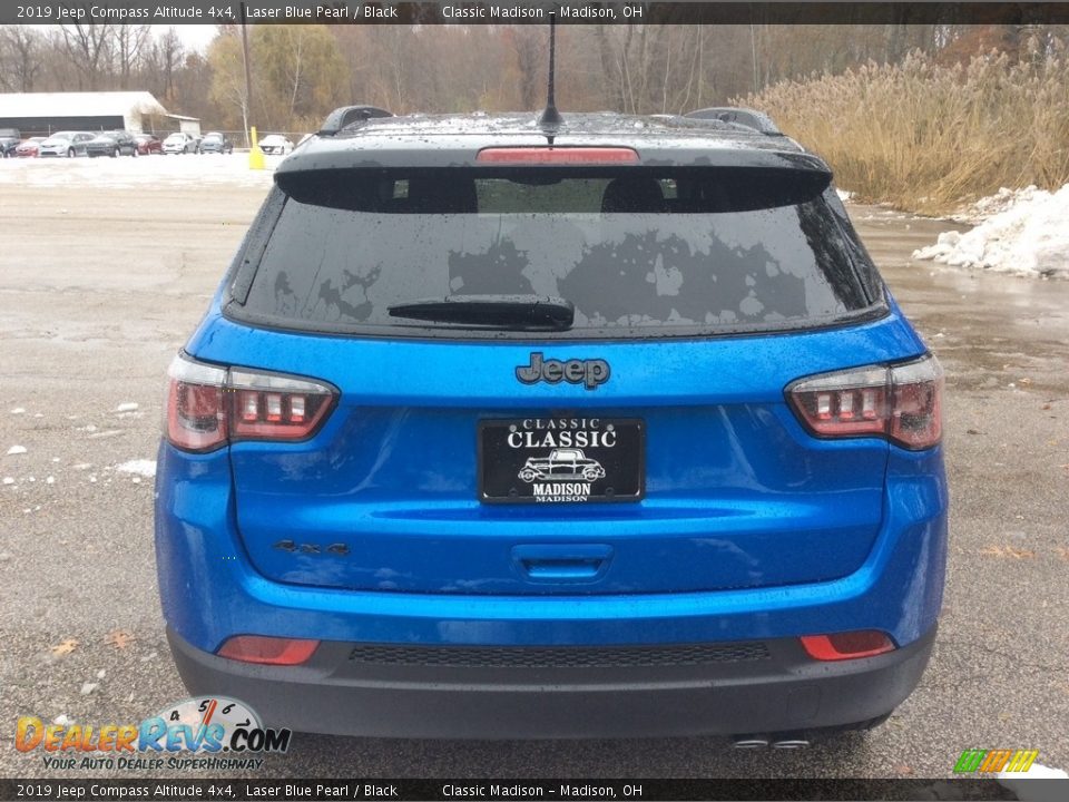 2019 Jeep Compass Altitude 4x4 Laser Blue Pearl / Black Photo #5