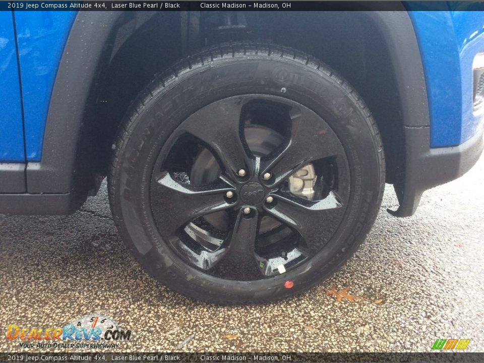 2019 Jeep Compass Altitude 4x4 Laser Blue Pearl / Black Photo #7