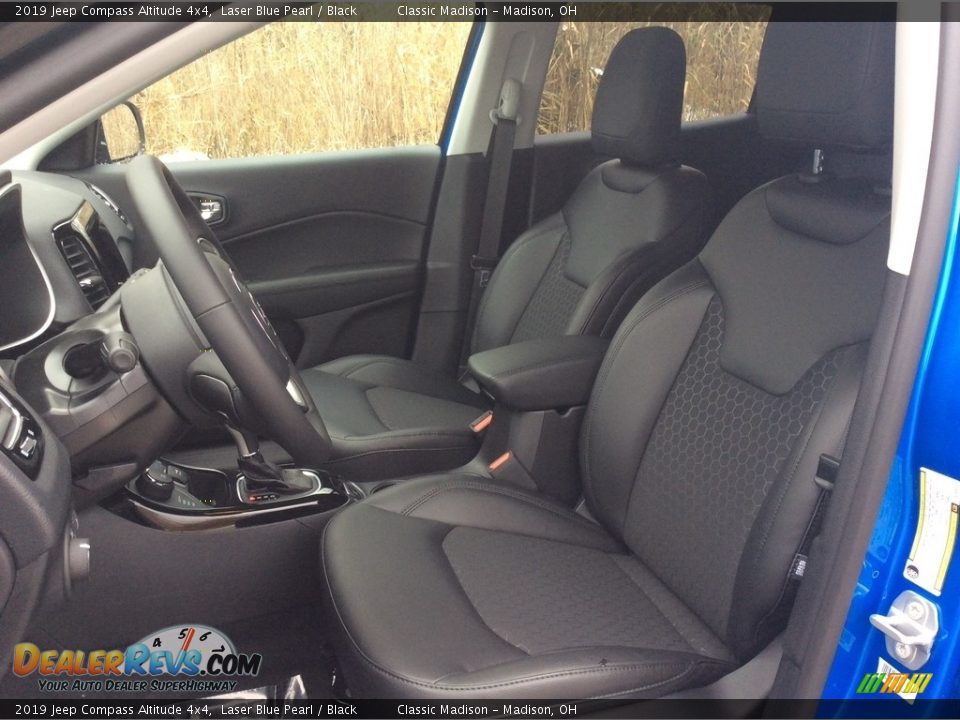 2019 Jeep Compass Altitude 4x4 Laser Blue Pearl / Black Photo #9