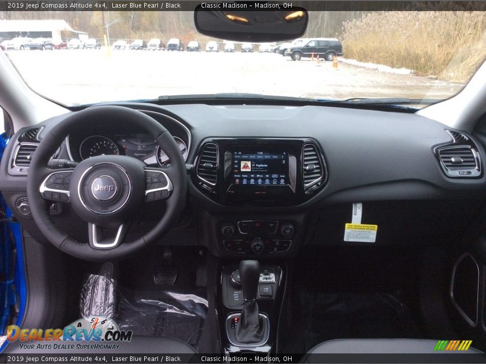 2019 Jeep Compass Altitude 4x4 Laser Blue Pearl / Black Photo #10