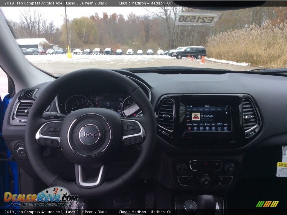 2019 Jeep Compass Altitude 4x4 Laser Blue Pearl / Black Photo #11