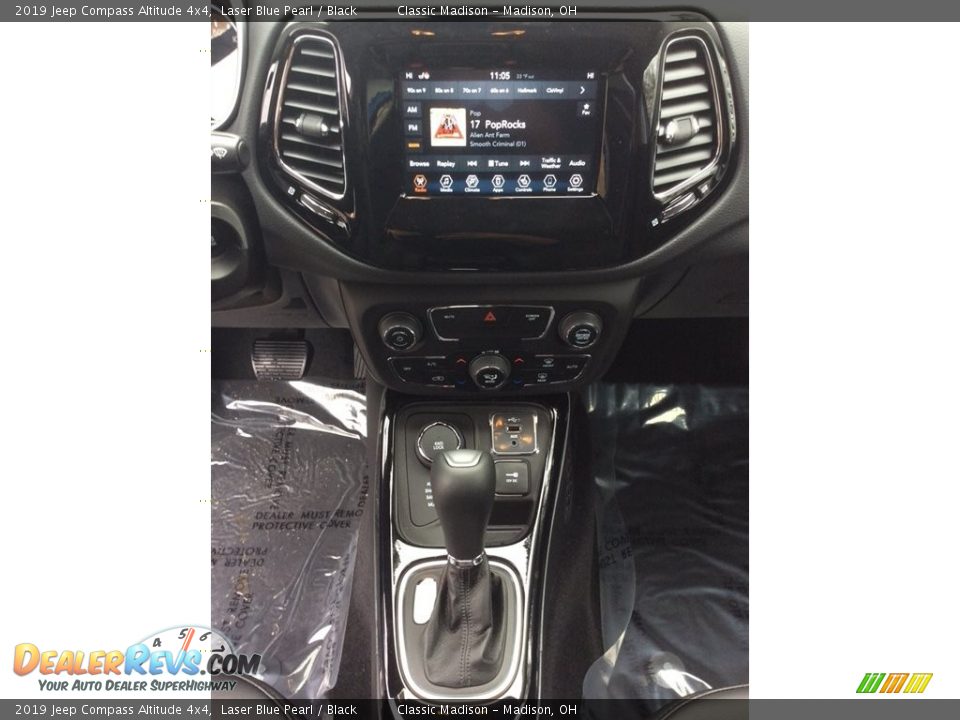 2019 Jeep Compass Altitude 4x4 Laser Blue Pearl / Black Photo #12