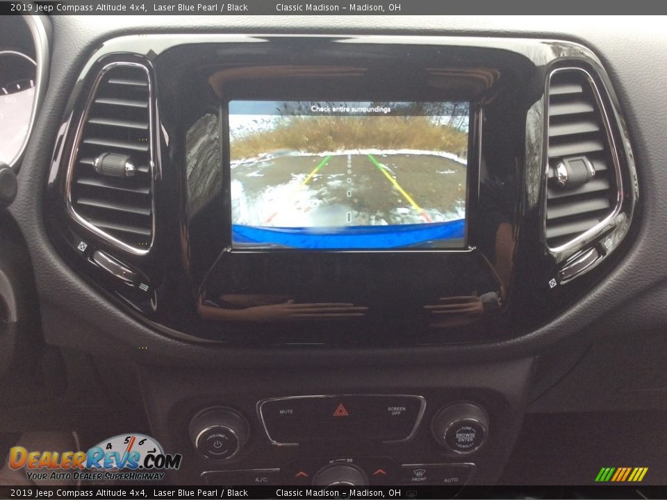 2019 Jeep Compass Altitude 4x4 Laser Blue Pearl / Black Photo #14