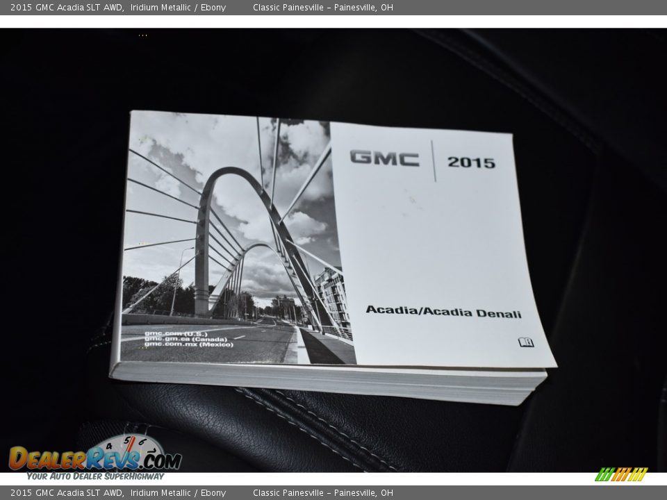 2015 GMC Acadia SLT AWD Iridium Metallic / Ebony Photo #18