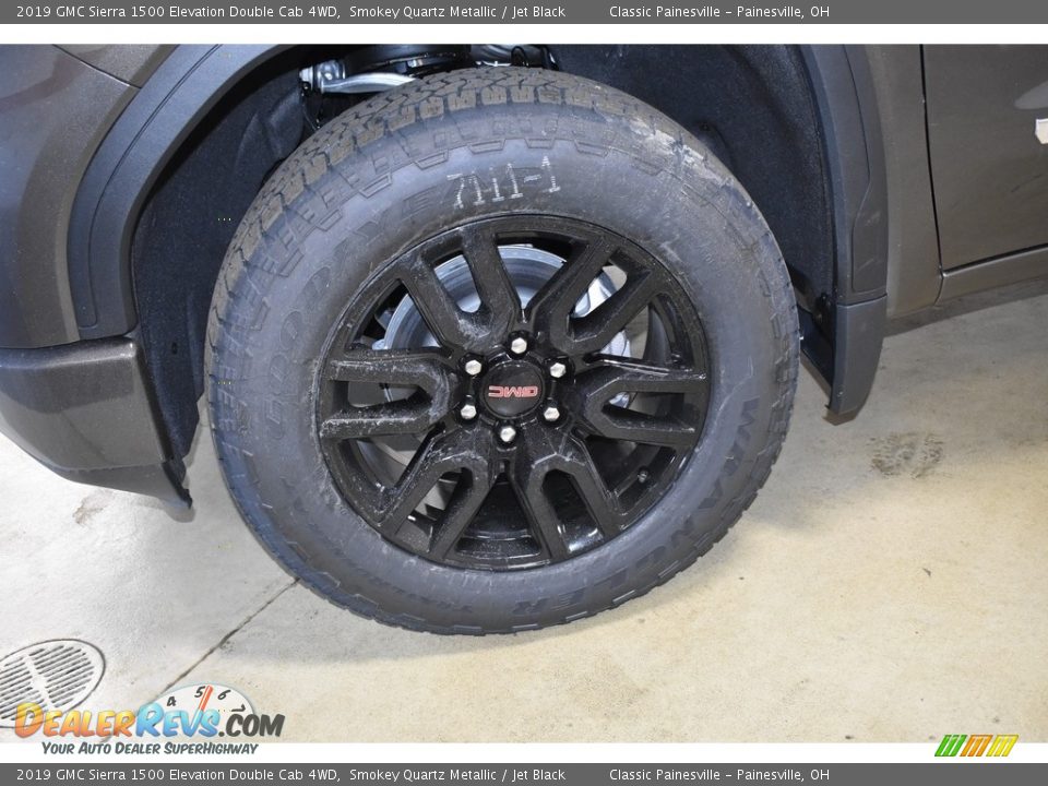 2019 GMC Sierra 1500 Elevation Double Cab 4WD Smokey Quartz Metallic / Jet Black Photo #5