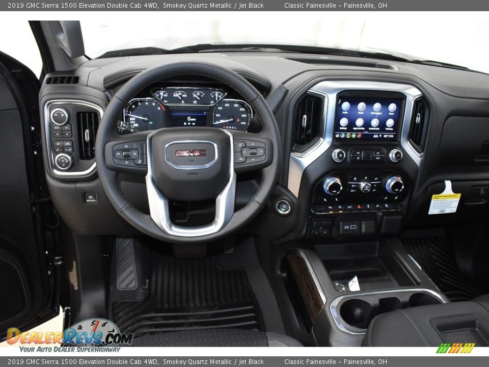 2019 GMC Sierra 1500 Elevation Double Cab 4WD Smokey Quartz Metallic / Jet Black Photo #8