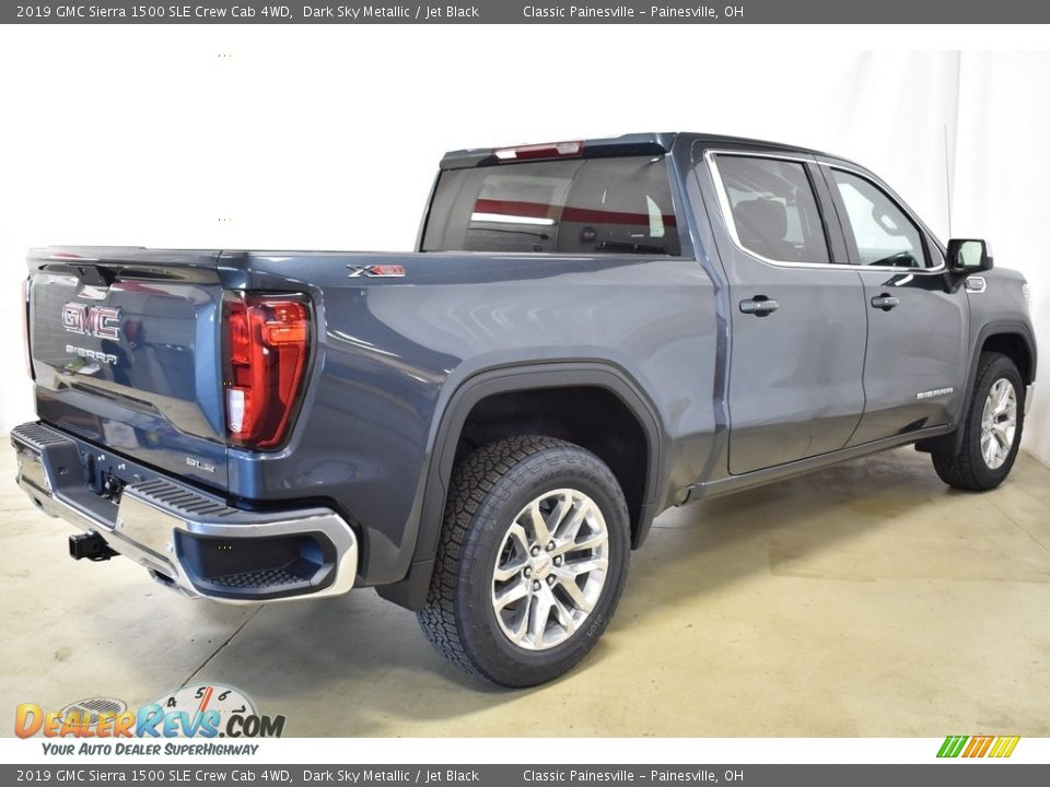 2019 GMC Sierra 1500 SLE Crew Cab 4WD Dark Sky Metallic / Jet Black Photo #2