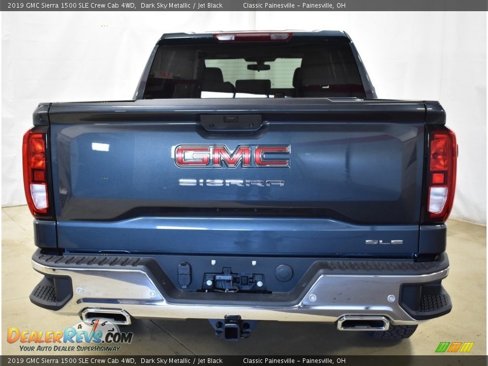 2019 GMC Sierra 1500 SLE Crew Cab 4WD Dark Sky Metallic / Jet Black Photo #3