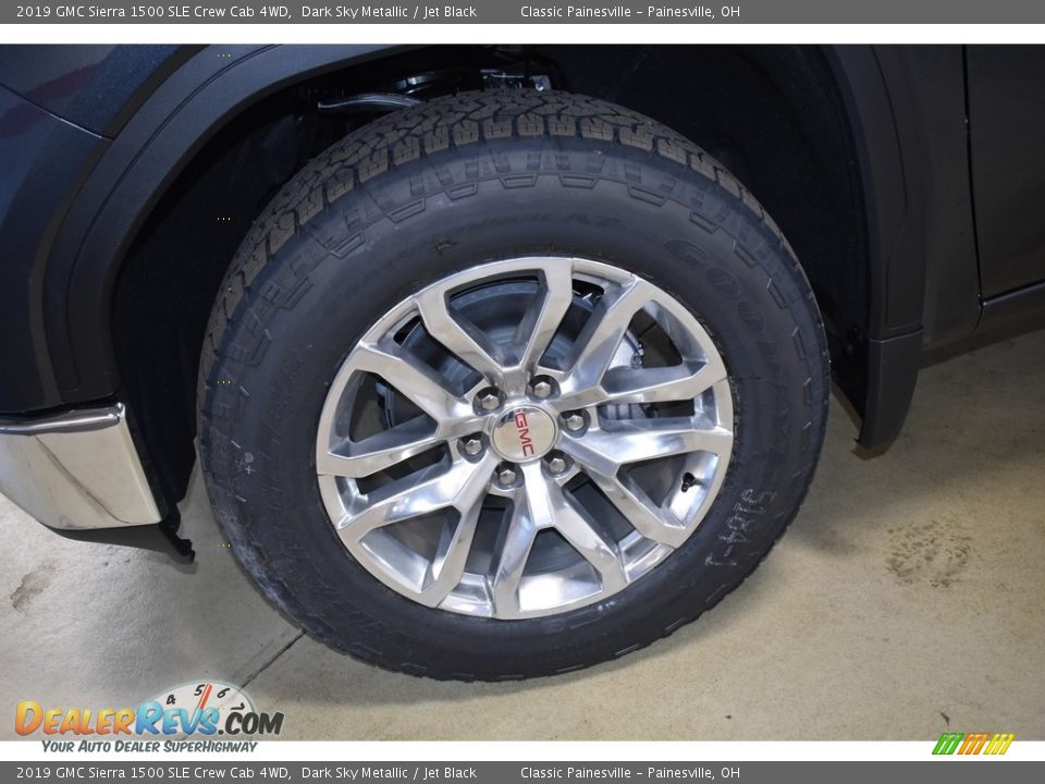 2019 GMC Sierra 1500 SLE Crew Cab 4WD Dark Sky Metallic / Jet Black Photo #5