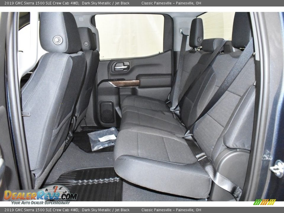 2019 GMC Sierra 1500 SLE Crew Cab 4WD Dark Sky Metallic / Jet Black Photo #7