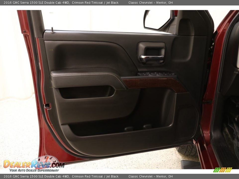 2016 GMC Sierra 1500 SLE Double Cab 4WD Crimson Red Tintcoat / Jet Black Photo #4
