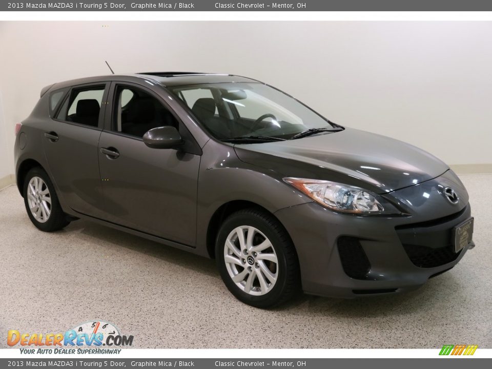 2013 Mazda MAZDA3 i Touring 5 Door Graphite Mica / Black Photo #1