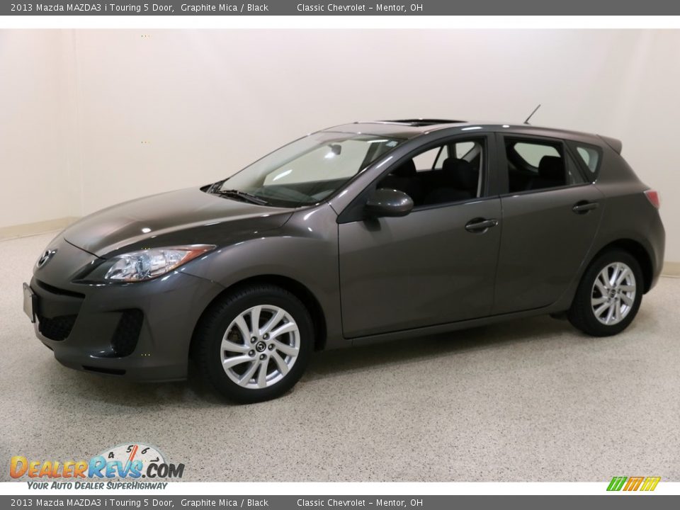 2013 Mazda MAZDA3 i Touring 5 Door Graphite Mica / Black Photo #3