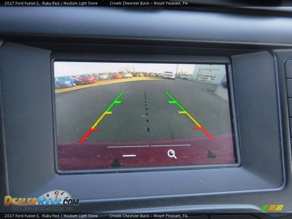 2017 Ford Fusion S Ruby Red / Medium Light Stone Photo #15