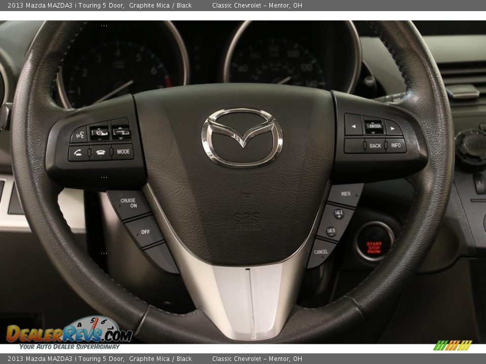 2013 Mazda MAZDA3 i Touring 5 Door Graphite Mica / Black Photo #7