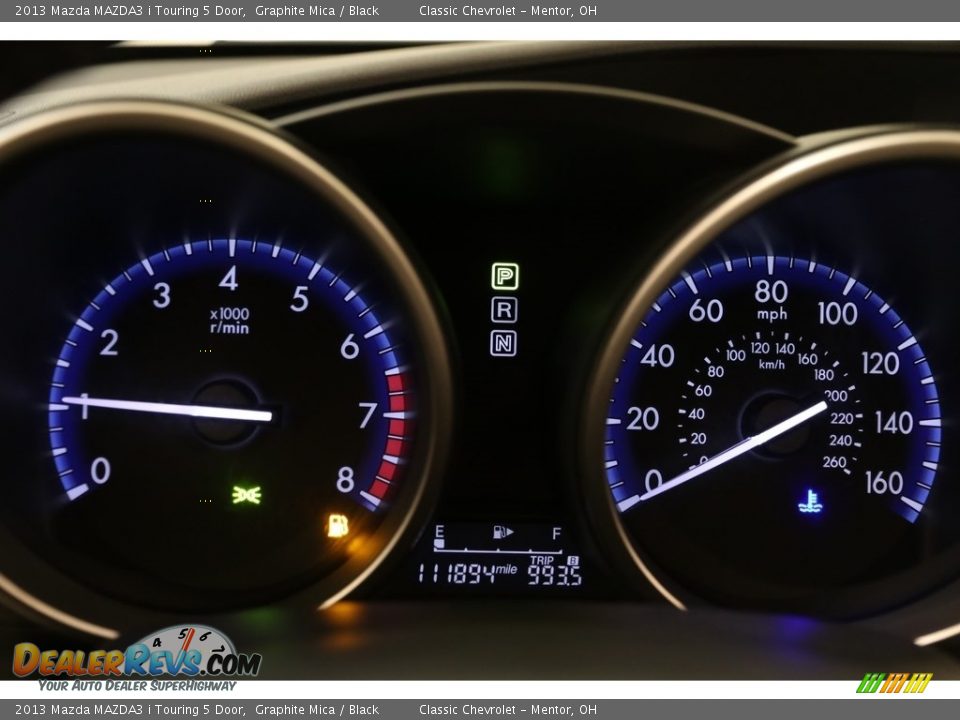 2013 Mazda MAZDA3 i Touring 5 Door Graphite Mica / Black Photo #8