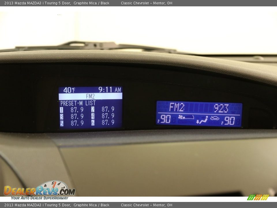 2013 Mazda MAZDA3 i Touring 5 Door Graphite Mica / Black Photo #9