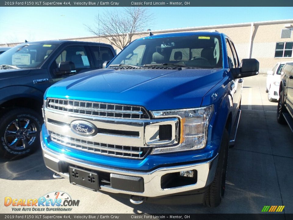2019 Ford F150 XLT SuperCrew 4x4 Velocity Blue / Earth Gray Photo #1