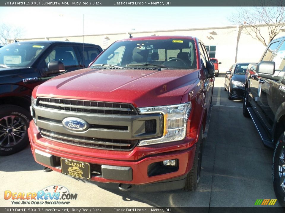 2019 Ford F150 XLT SuperCrew 4x4 Ruby Red / Black Photo #1
