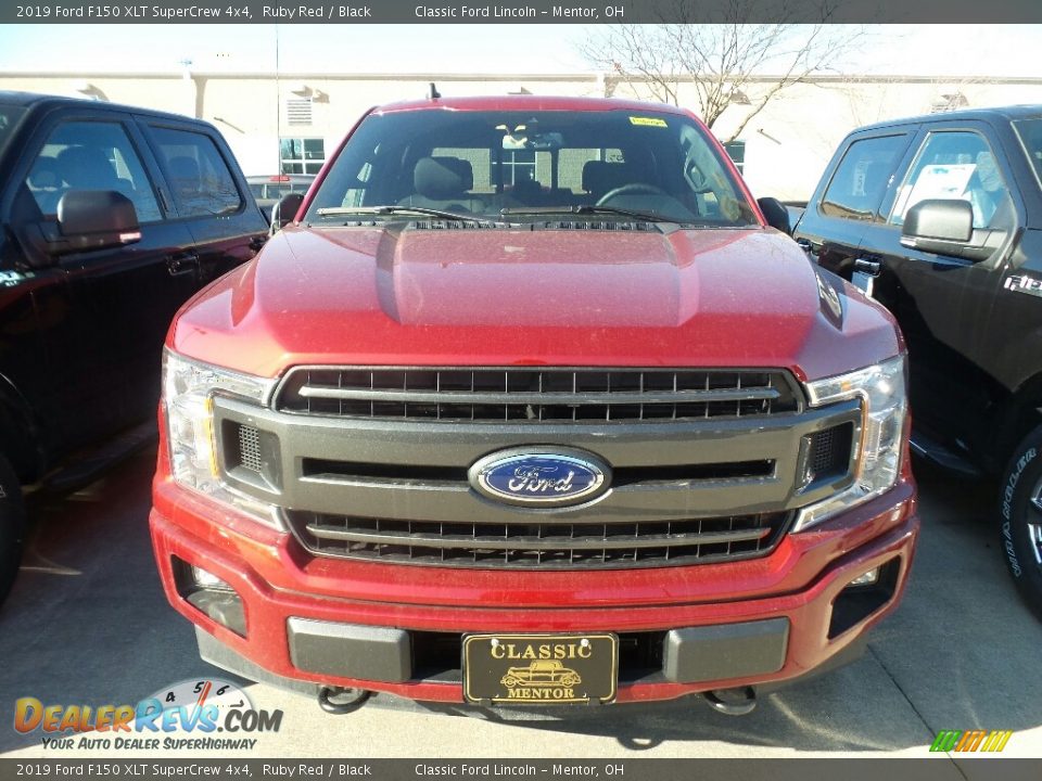 2019 Ford F150 XLT SuperCrew 4x4 Ruby Red / Black Photo #2