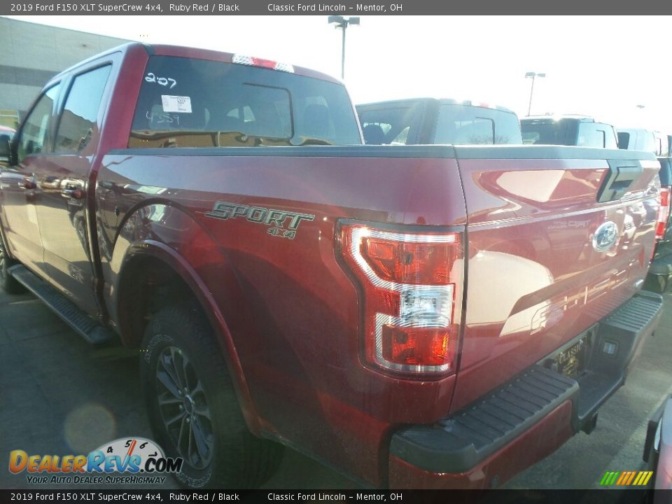 2019 Ford F150 XLT SuperCrew 4x4 Ruby Red / Black Photo #3